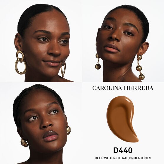 CAROLINA HERRERA NUDE COUTURE TRIPLE MOISTURE SERUM FOUNDATION D440 30 ML